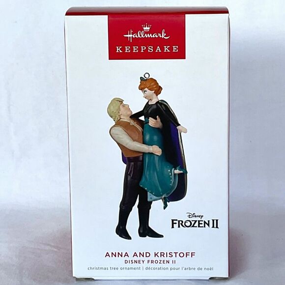 Hallmark Frozen 2 Ornament Anna and Kristoff 2022 Disney Princess Keepsake New - Picture 1 of 8